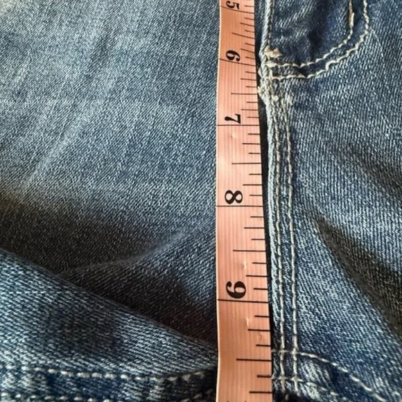 โจ EARL JEAN Rhinestone Fleur-de-Lis Slim Boot Jeans โ Womenโs 14 โจ - Picture 8 of 14